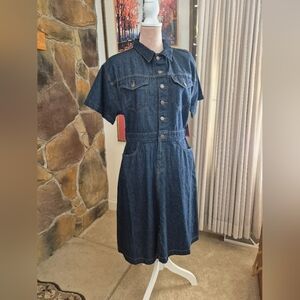 NWT Levi Strauss Signature Vintage '95 Dress Womens Medium Or Large